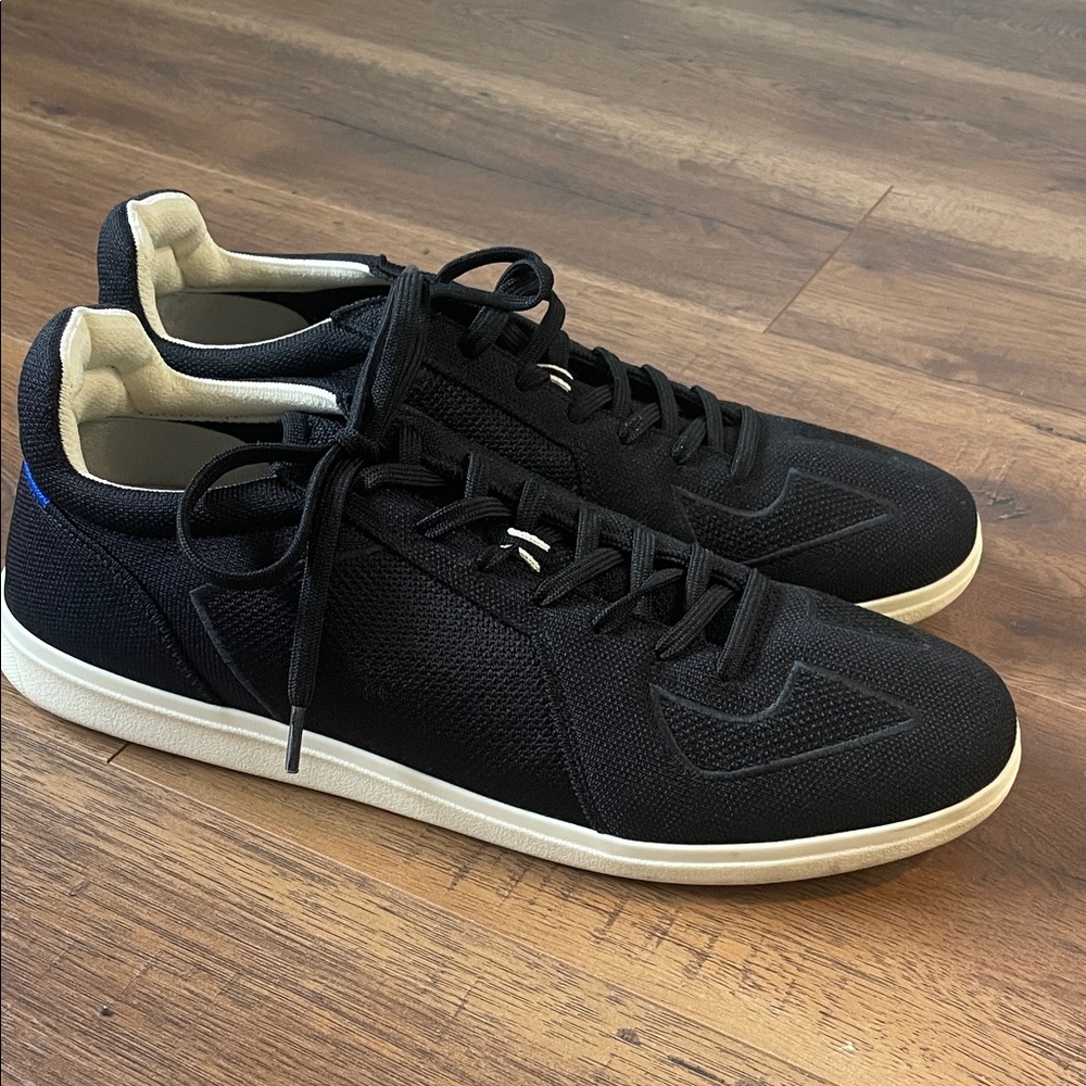 Rothy's Men’s The RS01 Black Knit Sneakers Size 14